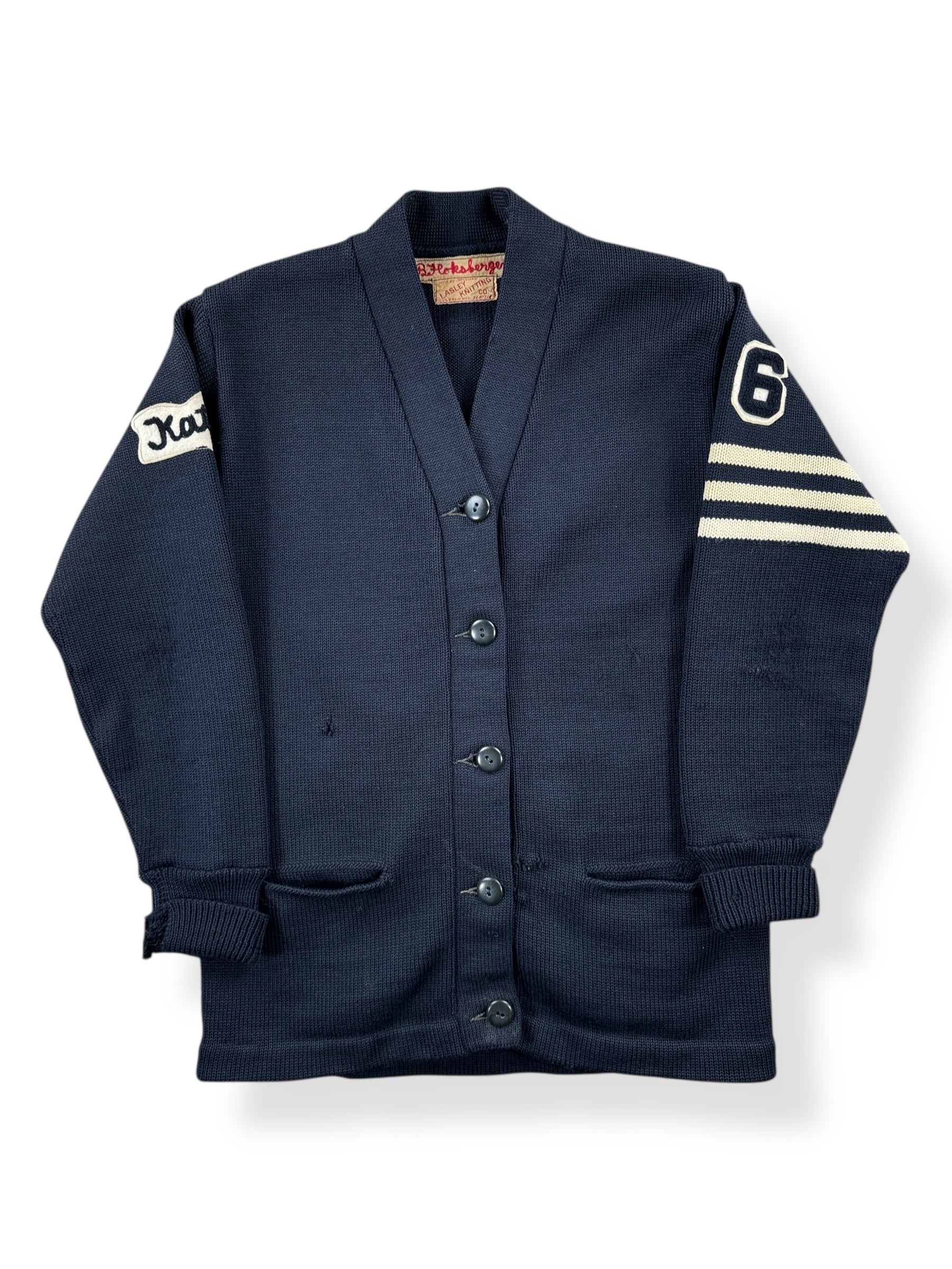 Front of Vintage Lynden Lyncs 1966 Varsity Sweater SZ XS