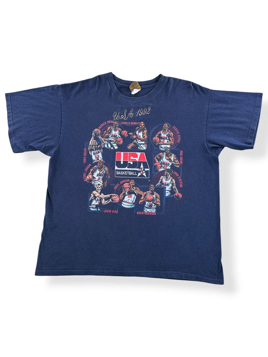 Front of Vintage 1992 USA Basketball Tee SZ XL