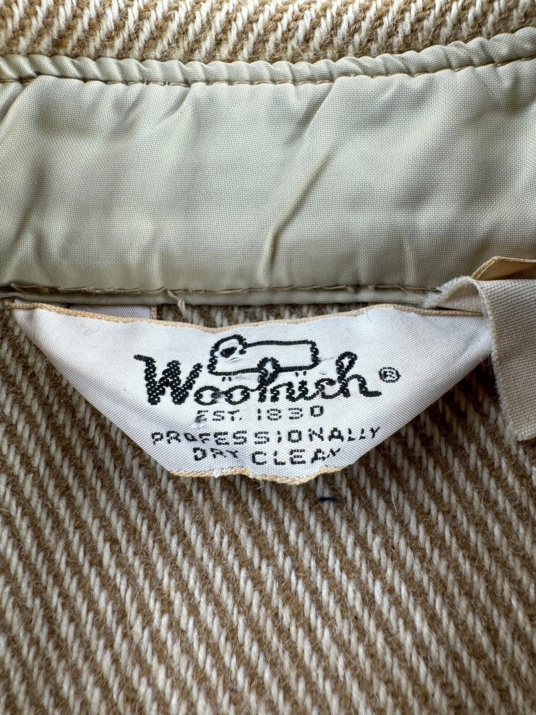 Tag on Vintage Woolrich Halibut Cape Coat SZ S