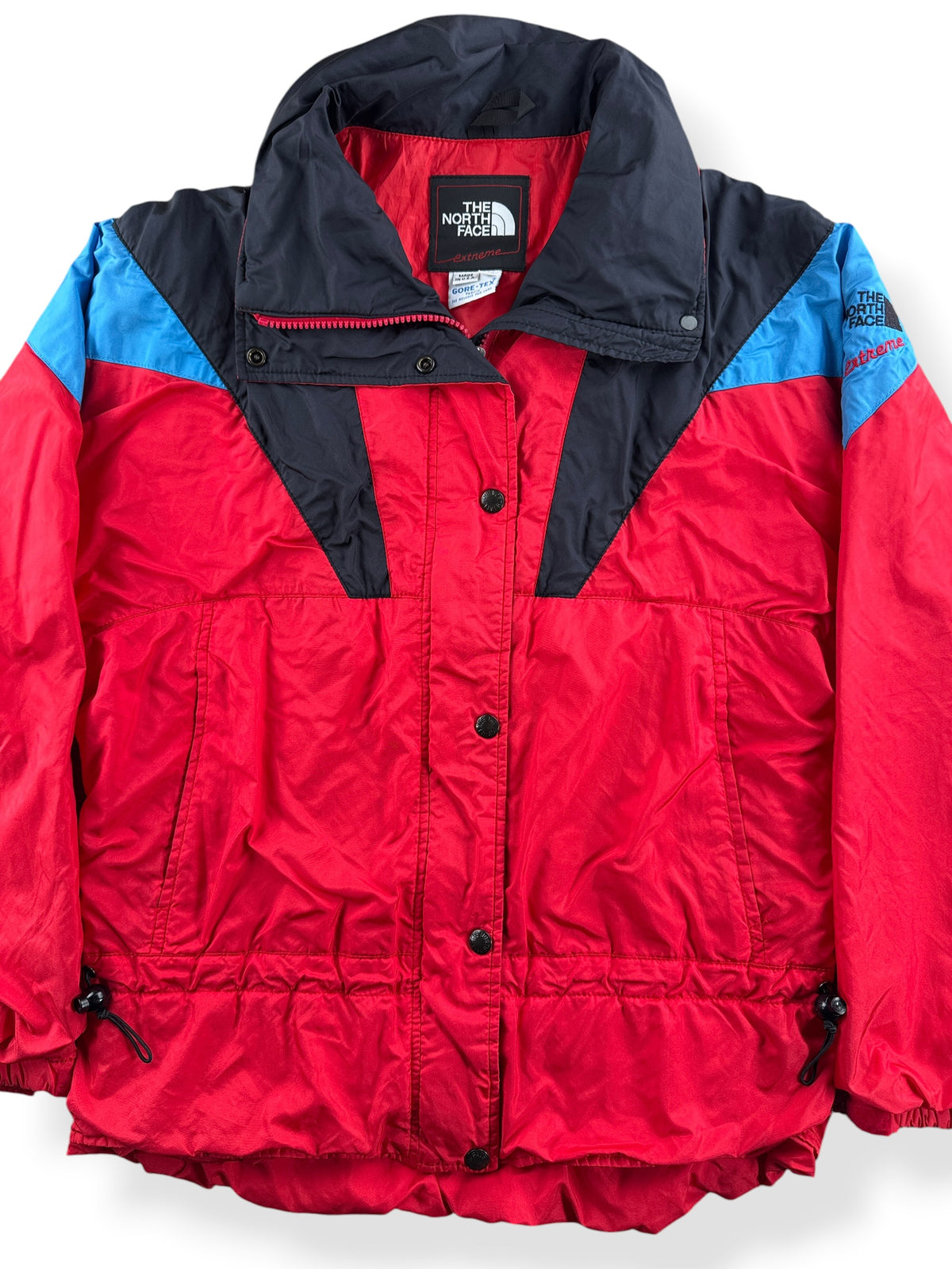 Close-up of Vintage 90s Ladies North Face Goretex Jacket SZ 8