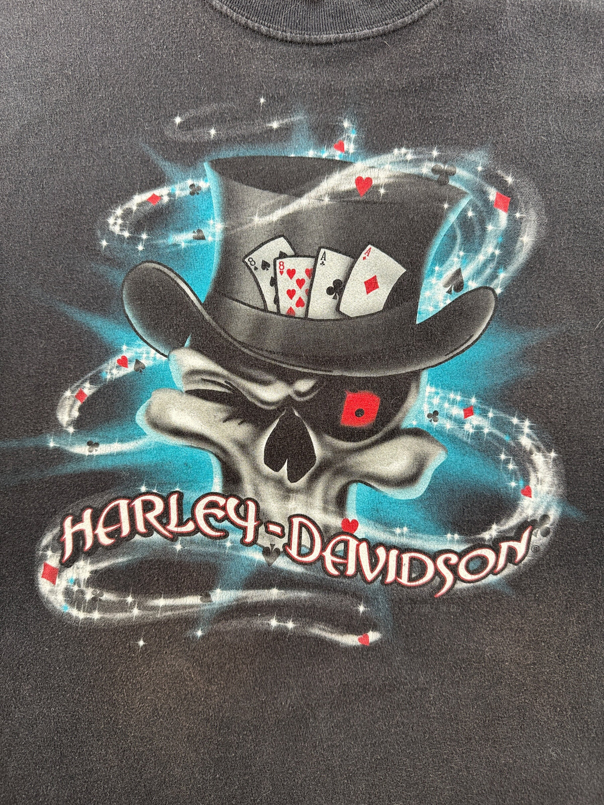 Front graphic on 2007 Harley Davidson Marysville Tee SZ XL