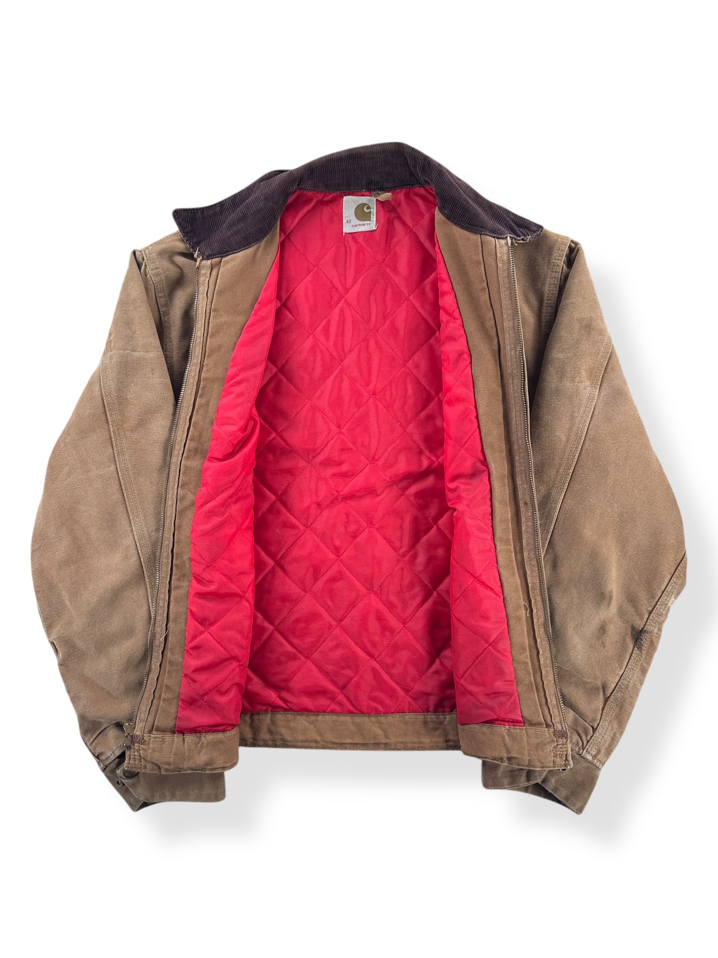 Inside of Vintage 70s Carhartt Detroit Jacket SZ 42