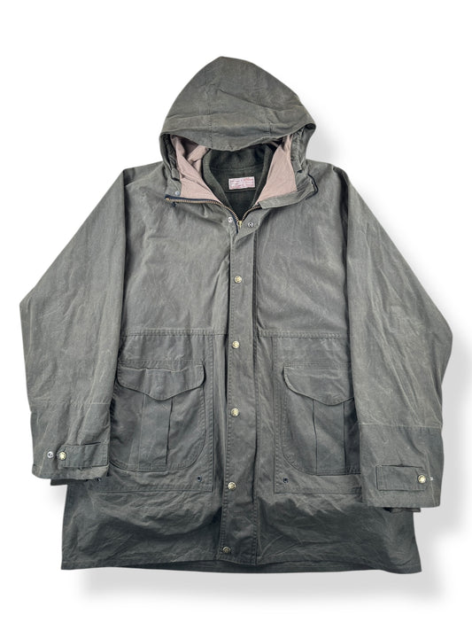 Front of Vintage Filson All Season Rain Coat SZ XXL