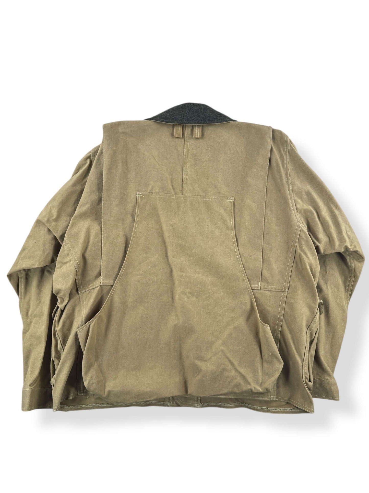 Back of Vintage NOS Filson Oil Finish Hunting Jacket SZ XL