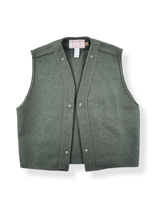 Front of Vintage Filson Wool Liner Vest SZ 40