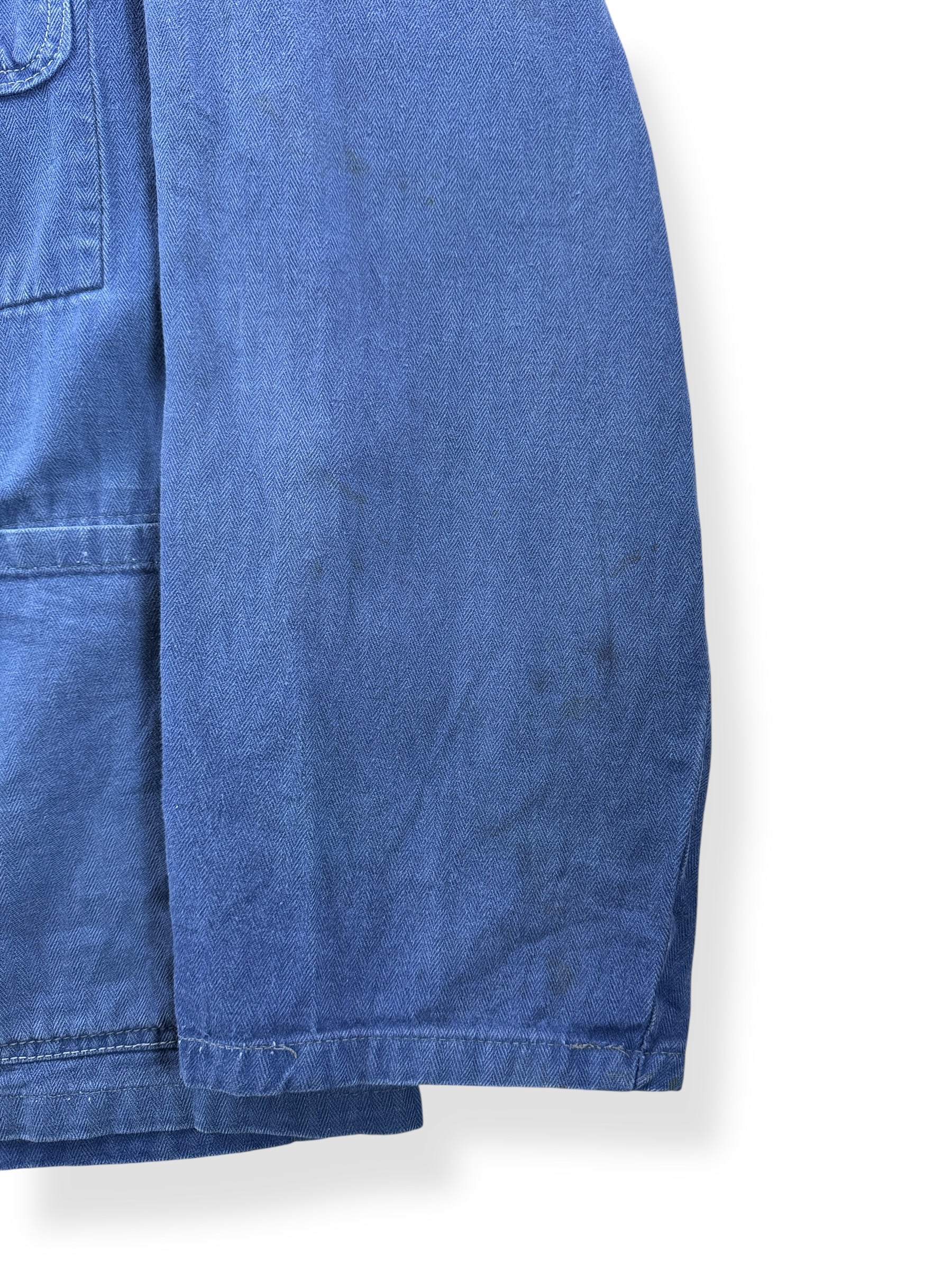 Wear on Vintage HBT P French Chore Coat SZ L