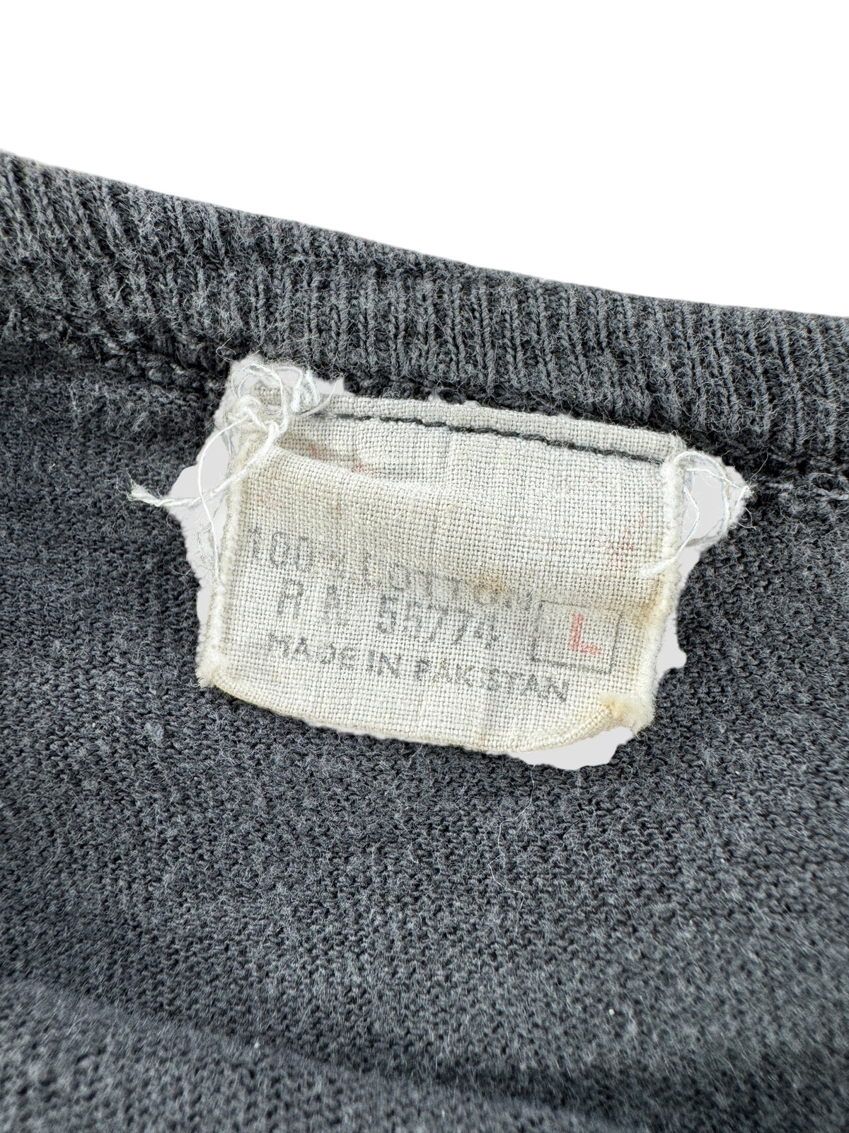 Tag on Vintage '80 Pakistani Boot Pink Floyd Tee SZ L