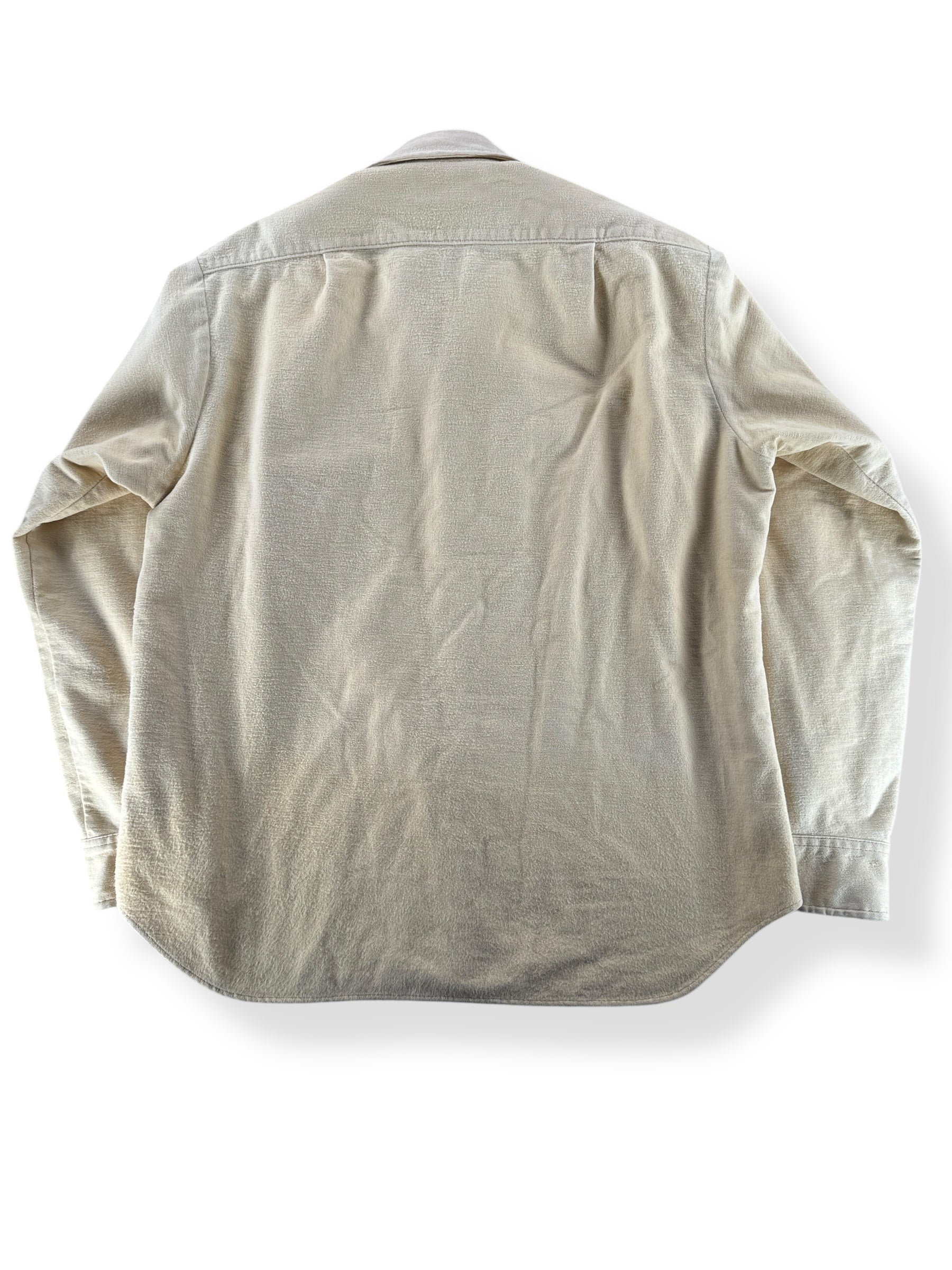 Back of Vintage Eddie Bauer Yellow Chamois Shirt SZ XL