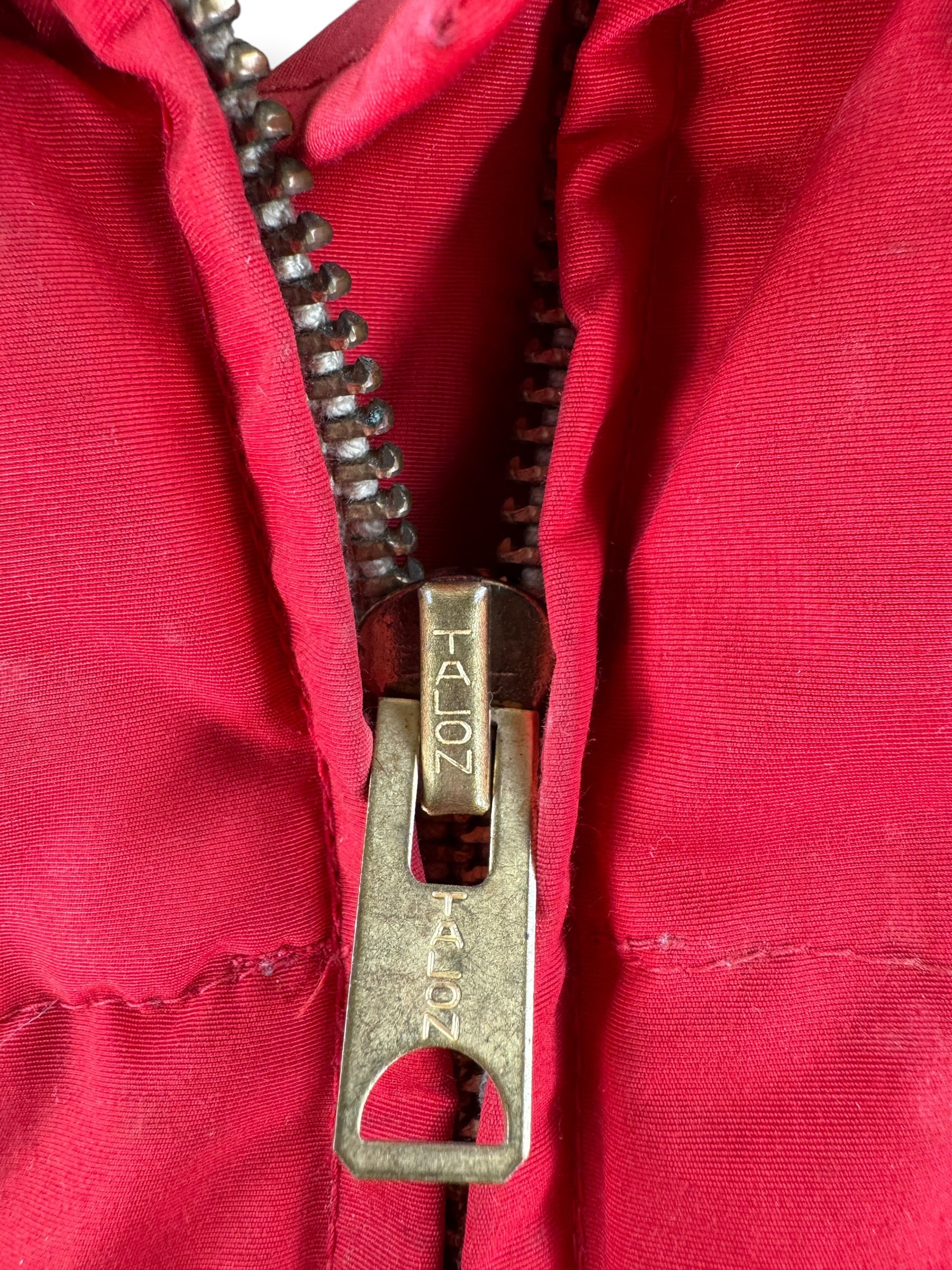 Zipper on Vintage Eddie Bauer Sun Down Coat SZ 46