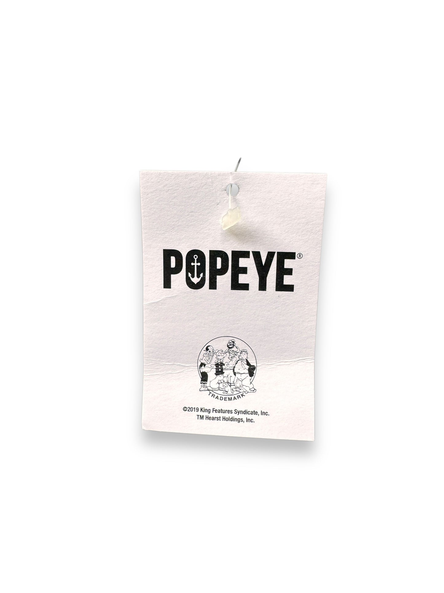 paper tag on NWT Black Filson Popeye Tee SZ M