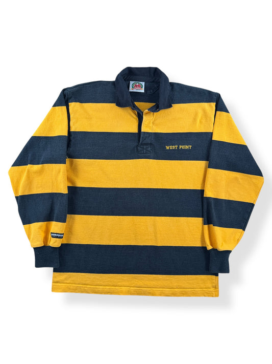 Front of Vintage Canadian Made West Point Rugby Shirt SZ M