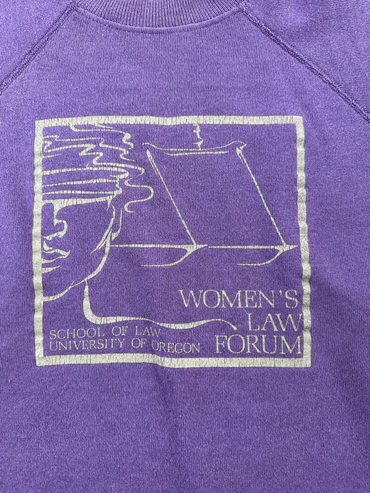 Graphic of Vintage U of O Women's Law Forum Crewneck SZ M (Fits S)