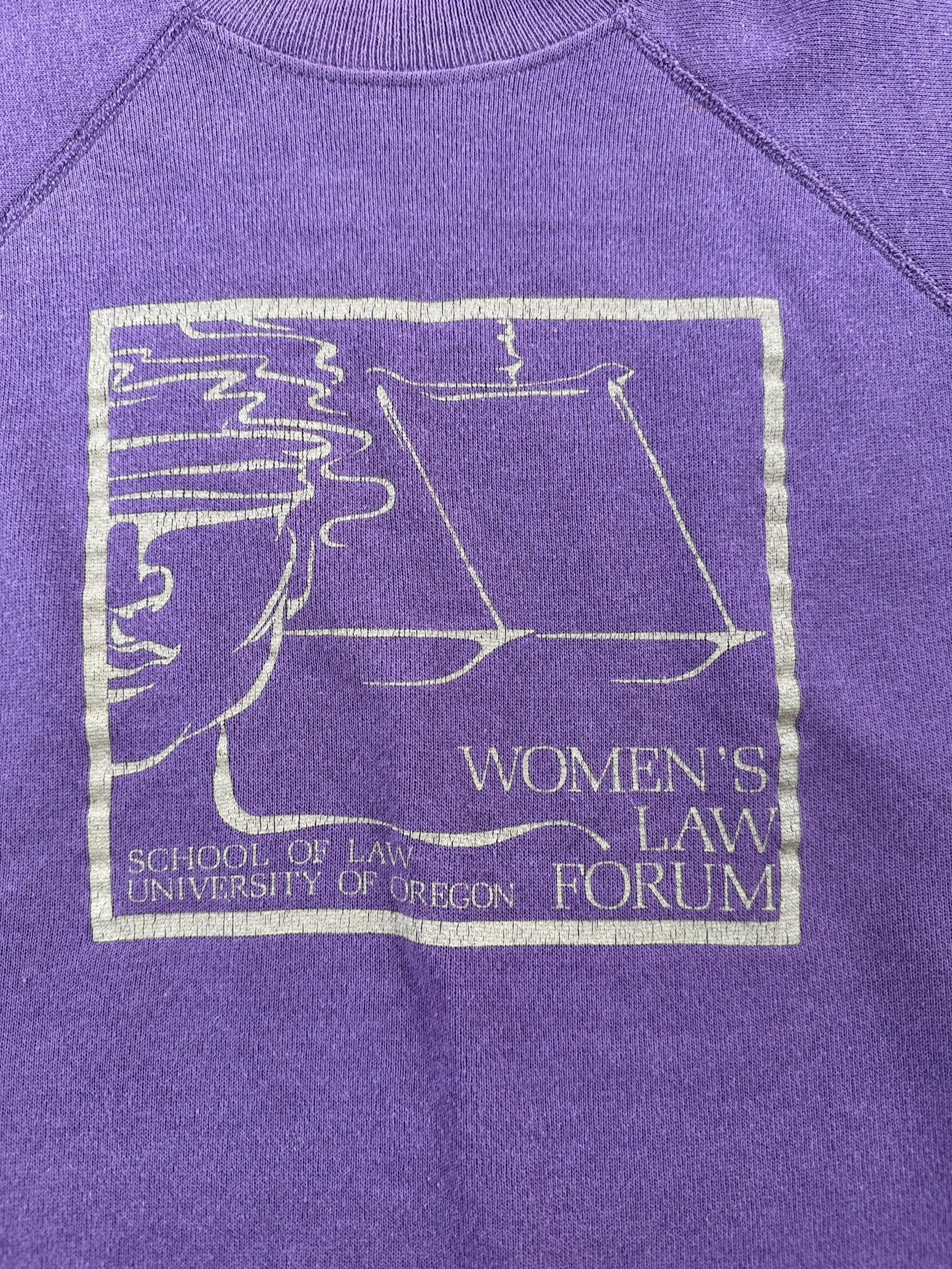 Graphic of Vintage U of O Women's Law Forum Crewneck SZ M (Fits S)