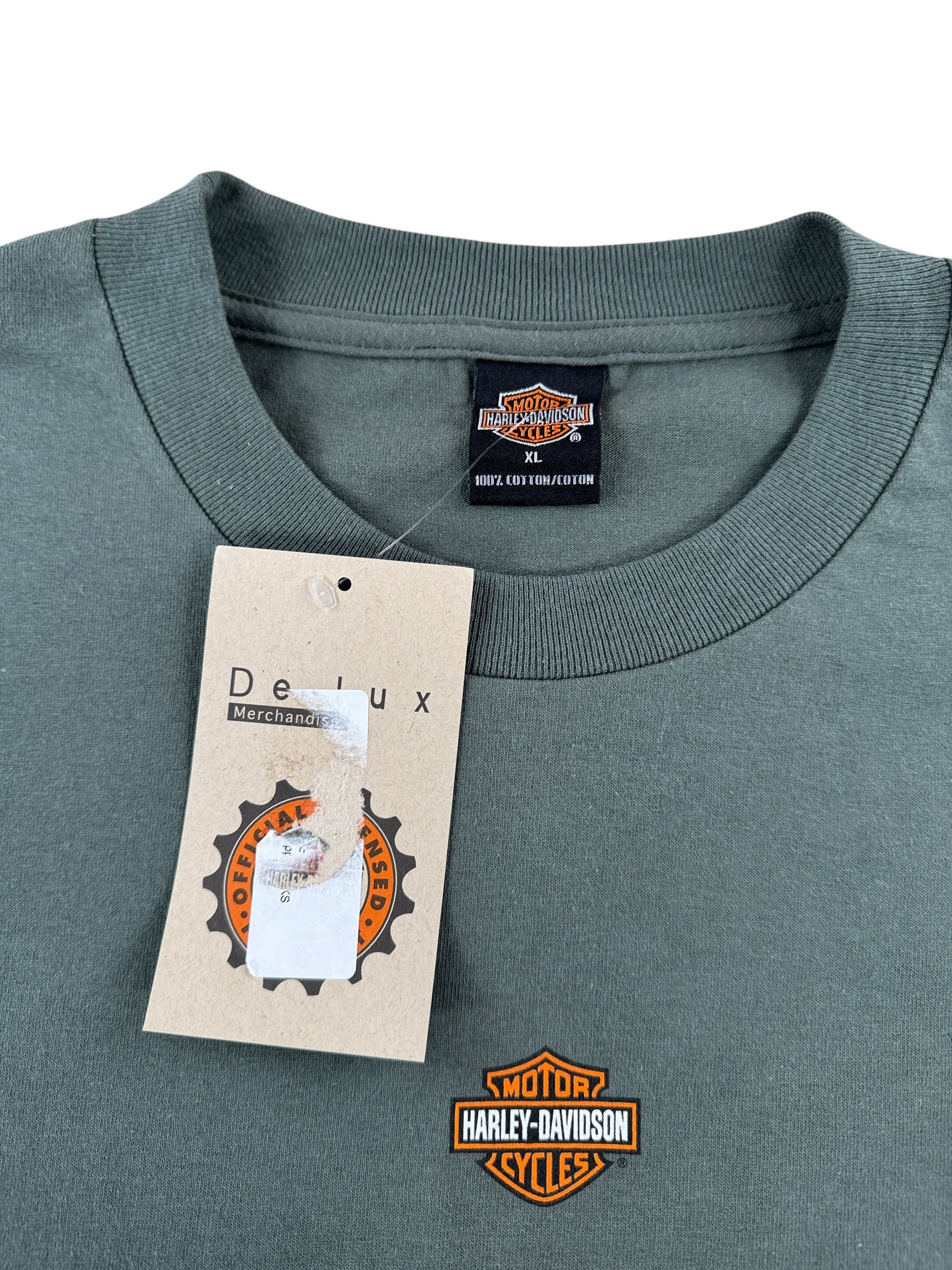 Tag on Vintage Deadstock Harley Fairfax Tee SZ XL