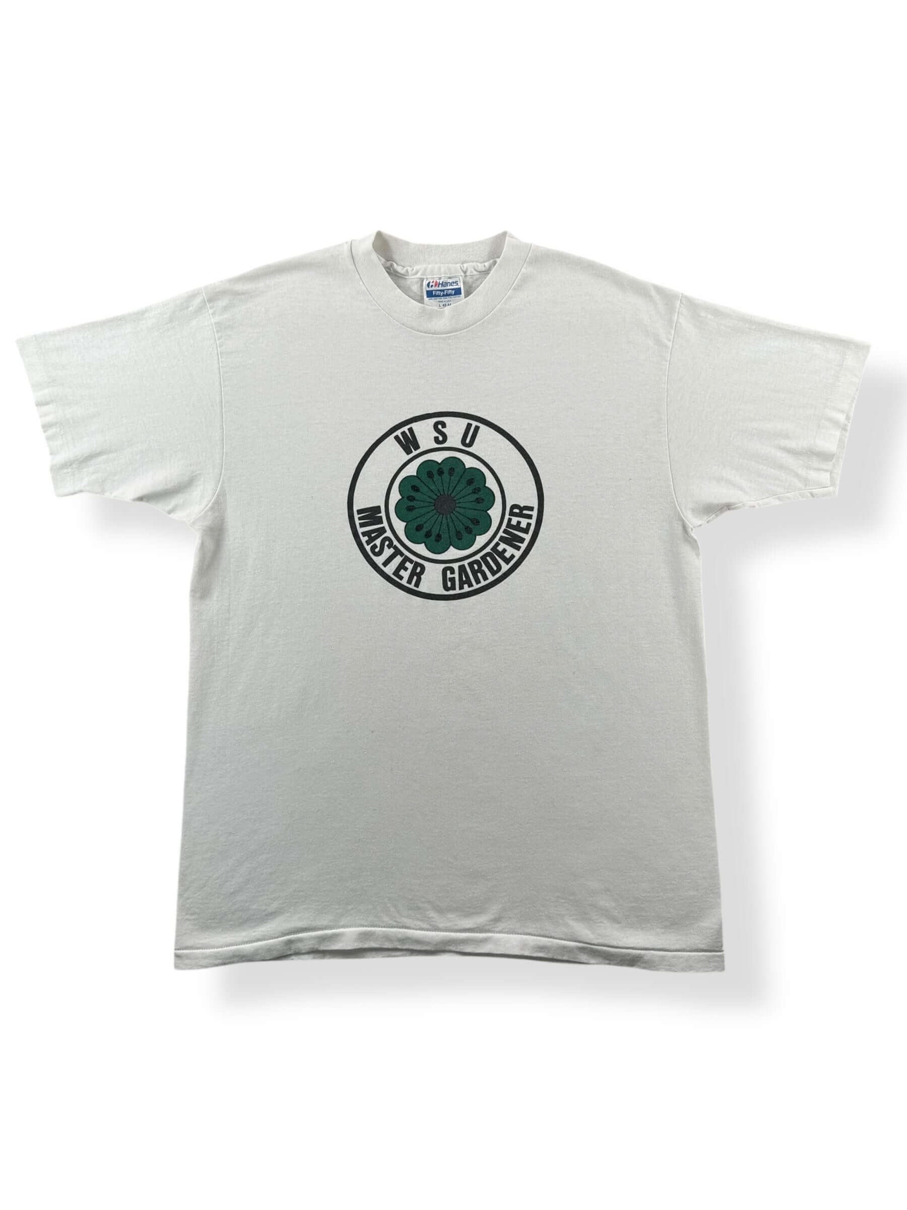 Front of Vintage WSU Master Gardener Tee SZ L