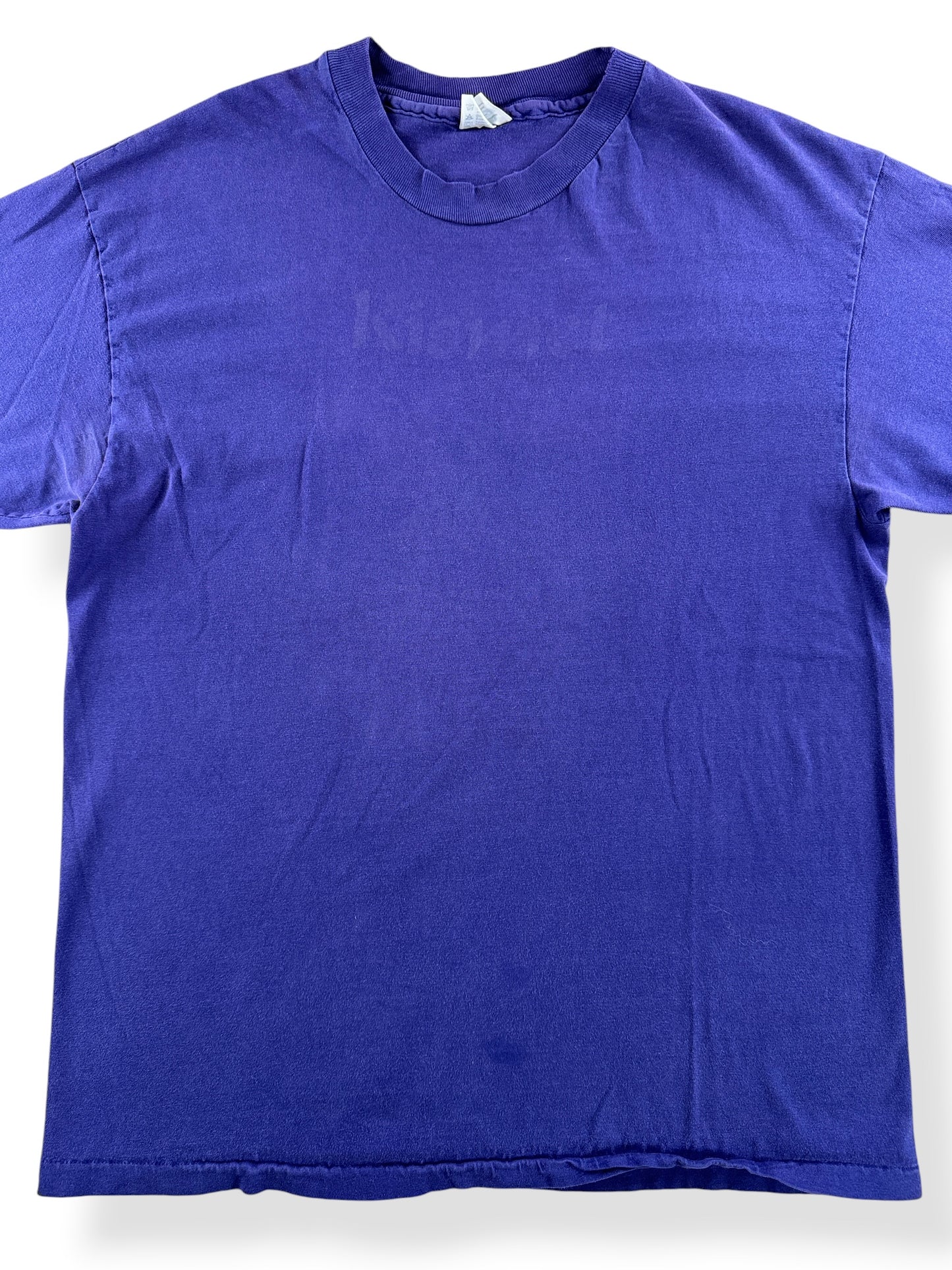 Close-up of Vintage Purple Kismet Tee SZ L