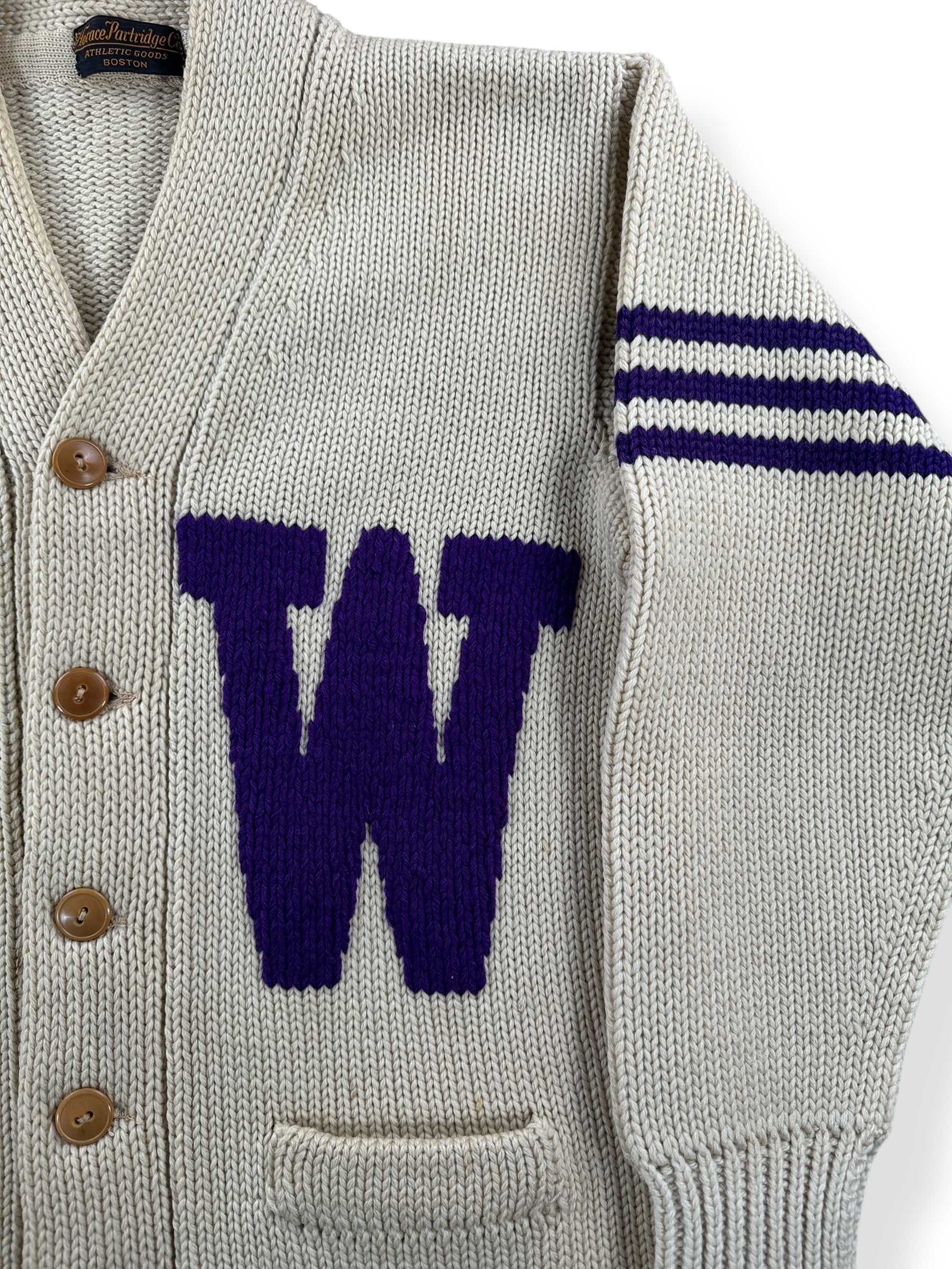 W on Vintage Horace Partridge UW Cardigan SZ M