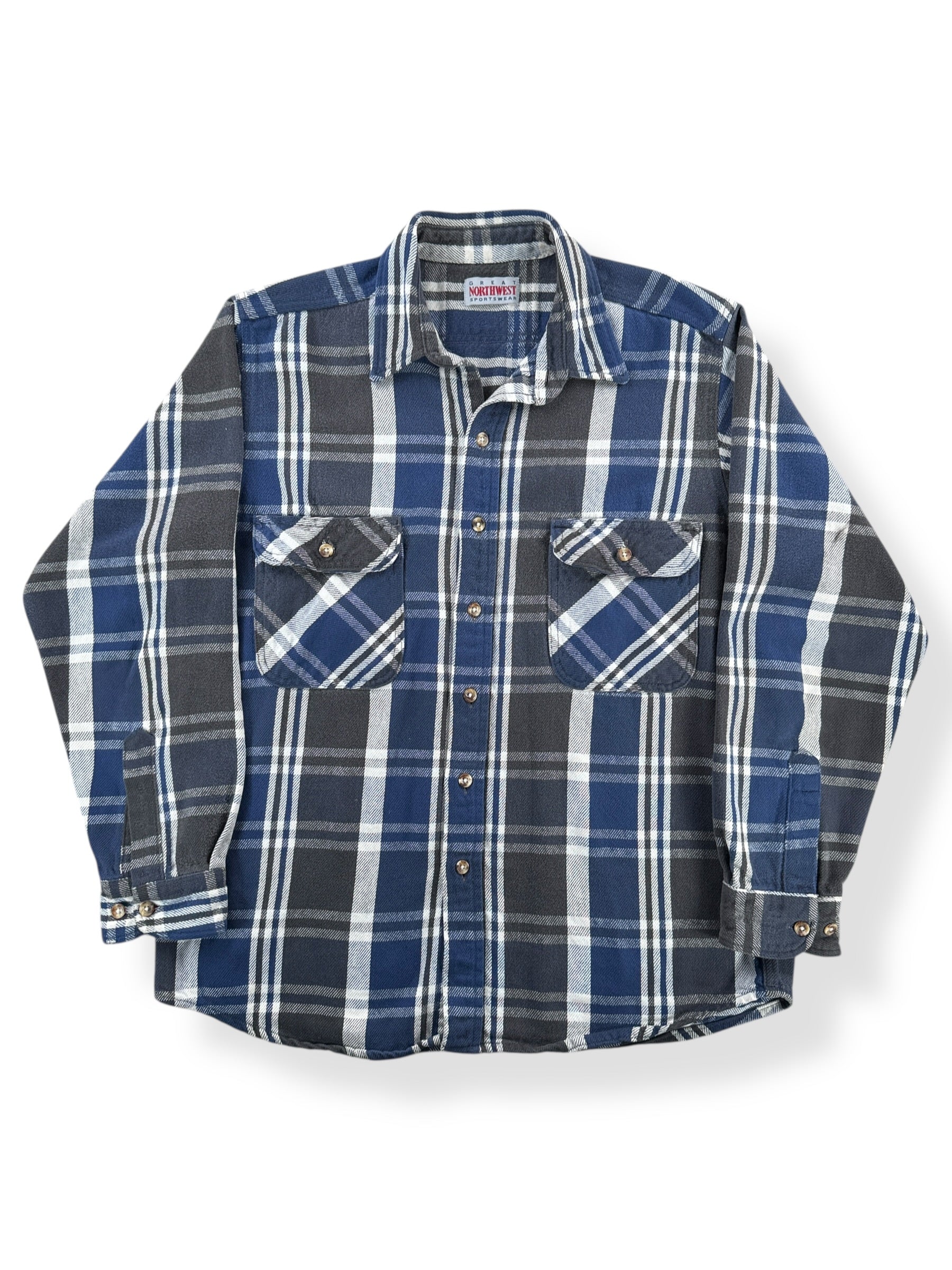 Front of Vintage Great Northwest Cotton Flannel SZ L