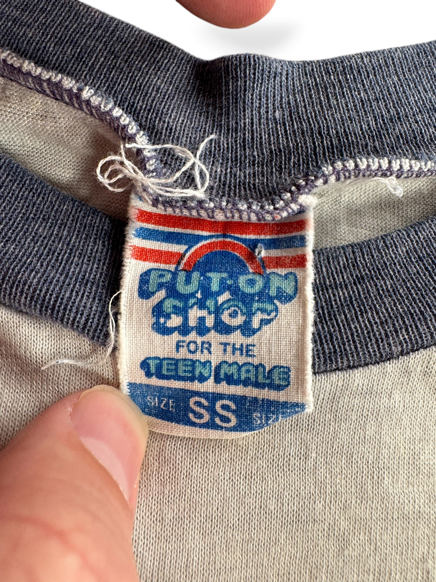 Tag on Vintage Aaaay The Fonz Happy Days Baseball Tee SZ S (Fits XS)