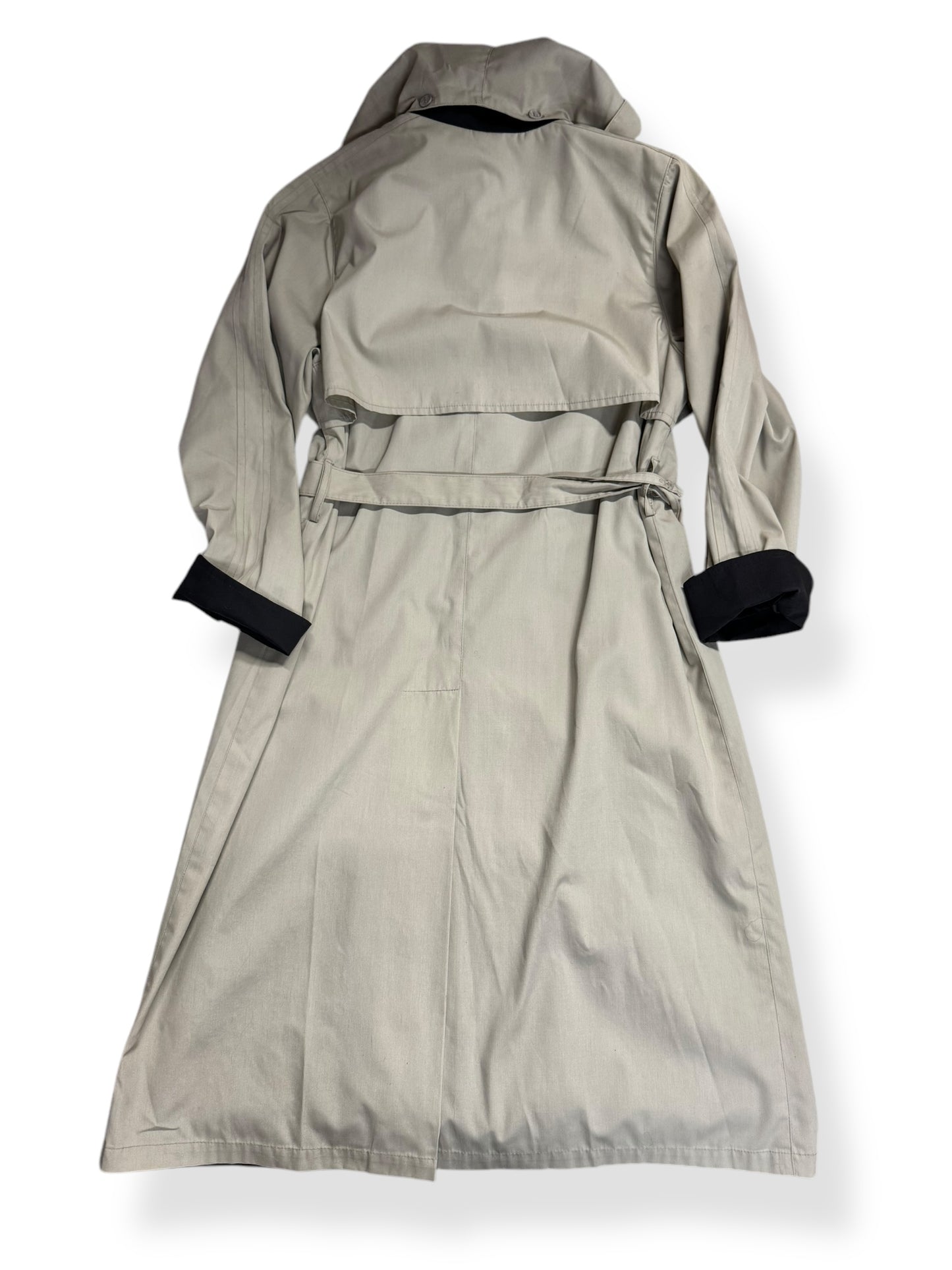 Back view of 1970s London Fog Trench L