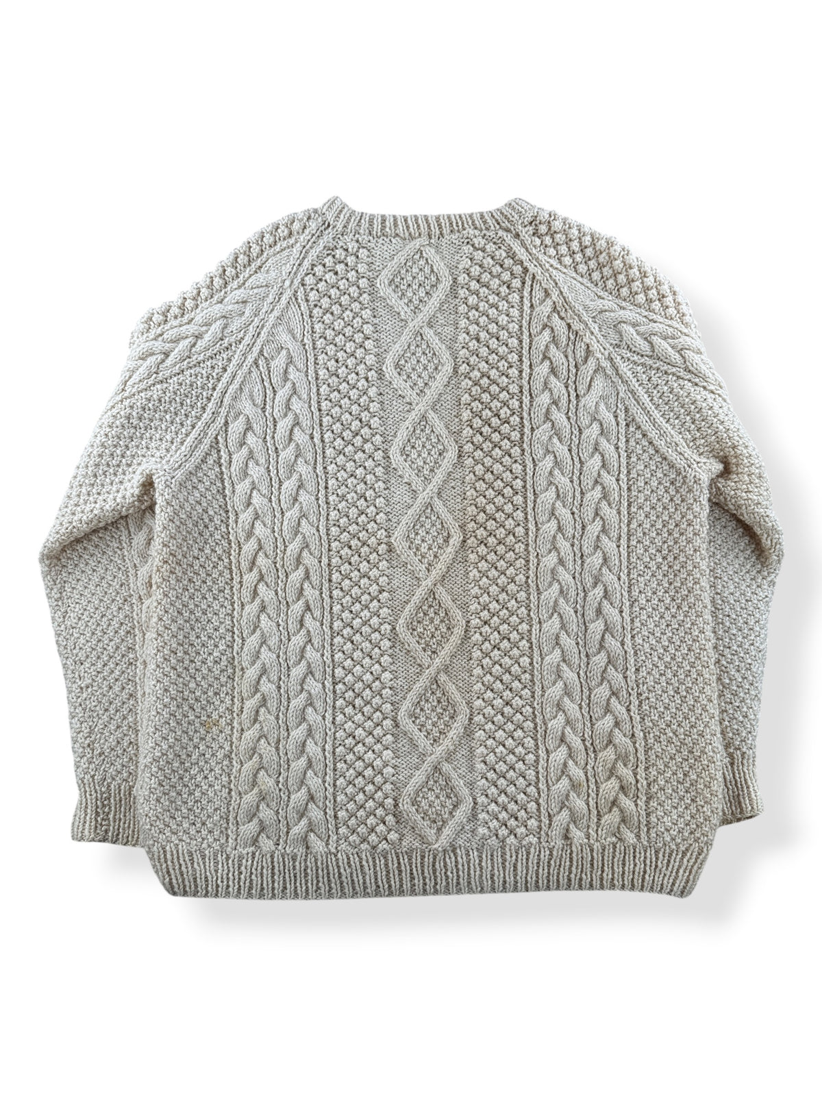 Back of Vintage Fisherman Sweater SZ L