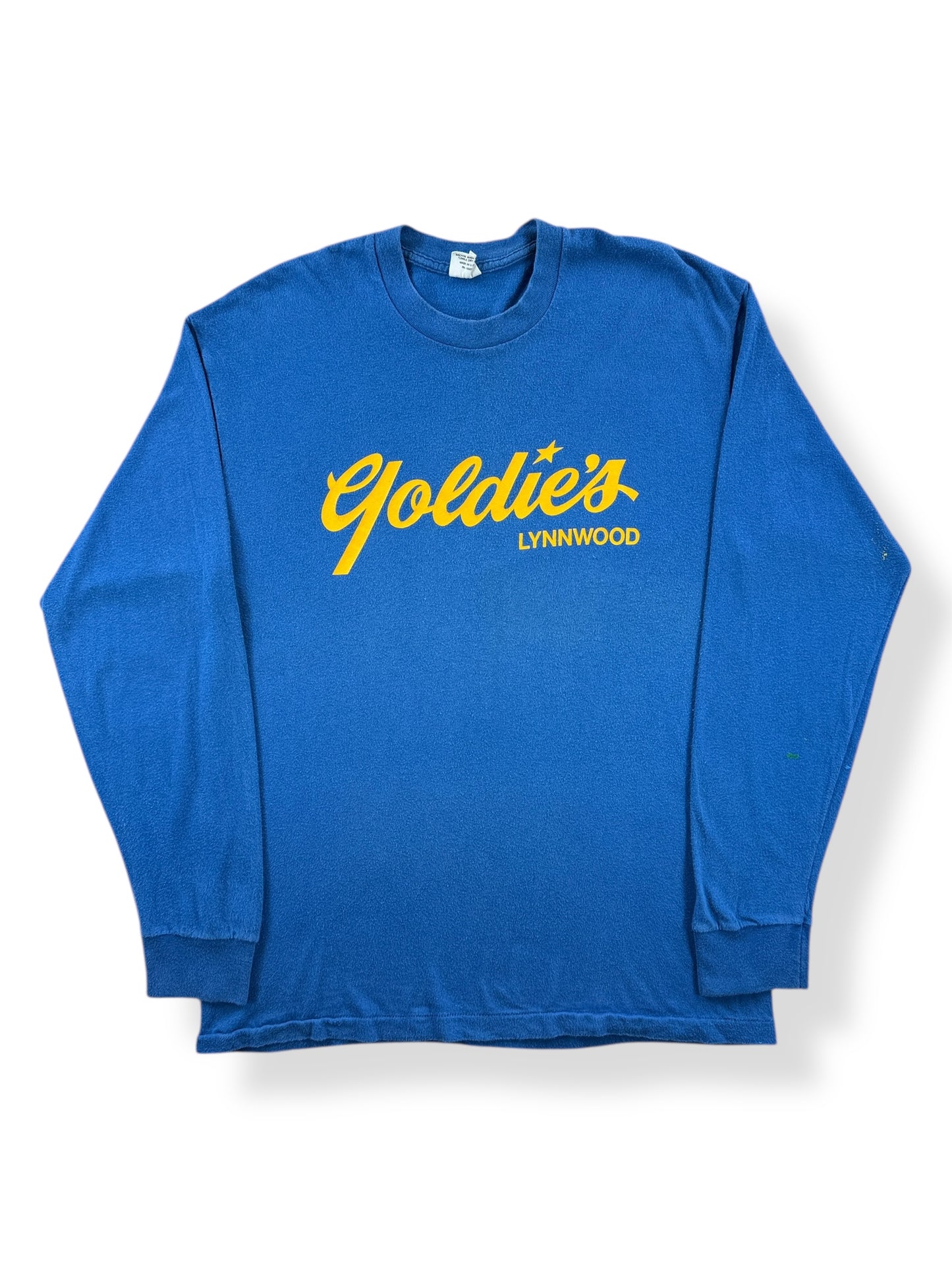 Front of Vintage Goldie's Lynnwood Longsleeve Tee SZ L (Fits S)