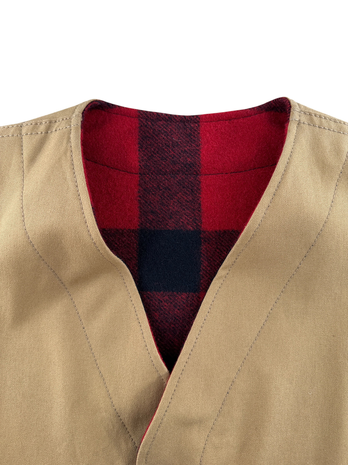 Collar on Filson Style 5157 Reversible Vest SZ S