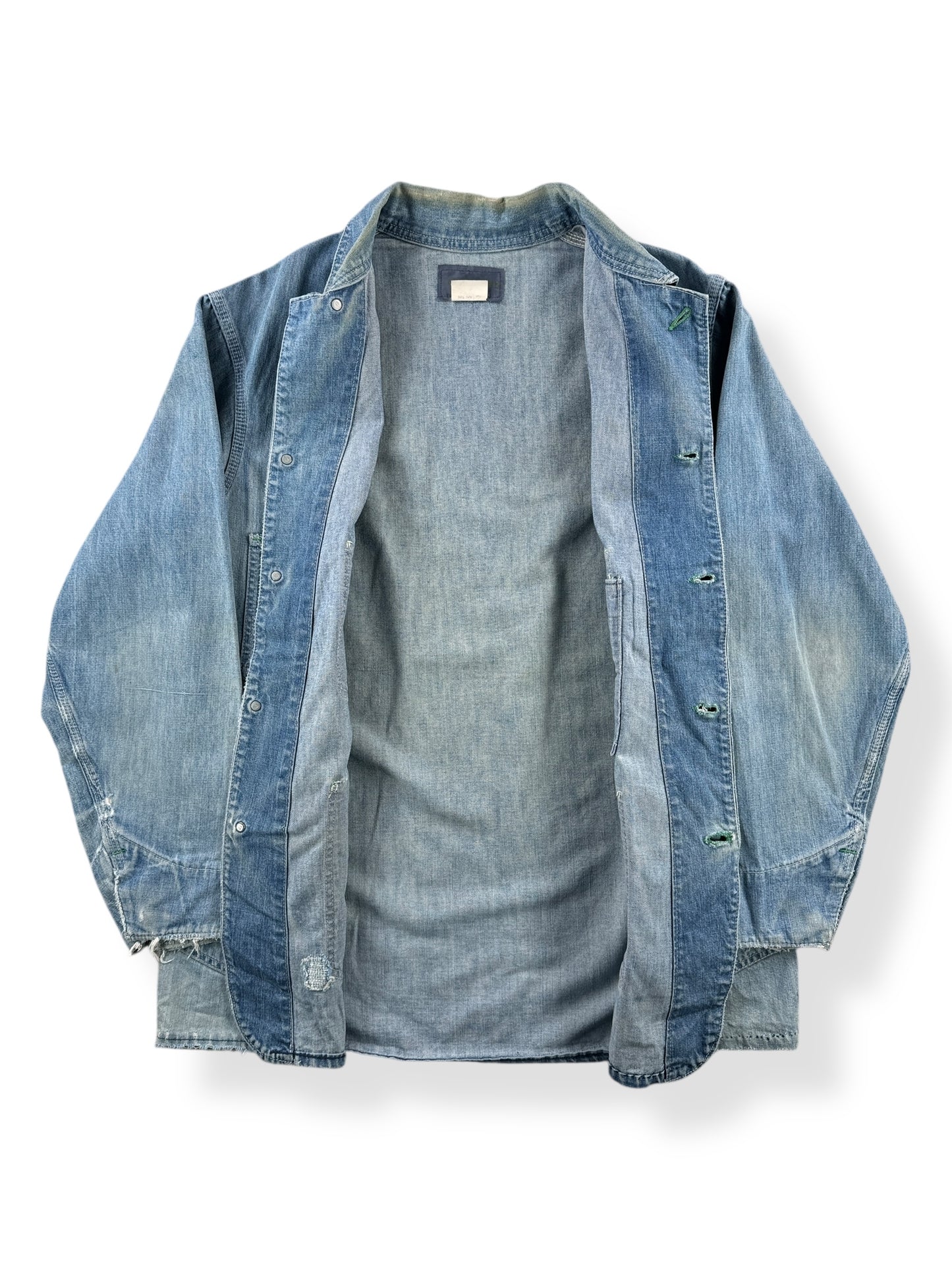 Inside of Vintage Osh Kosh Denim Chore Coat SZ 42