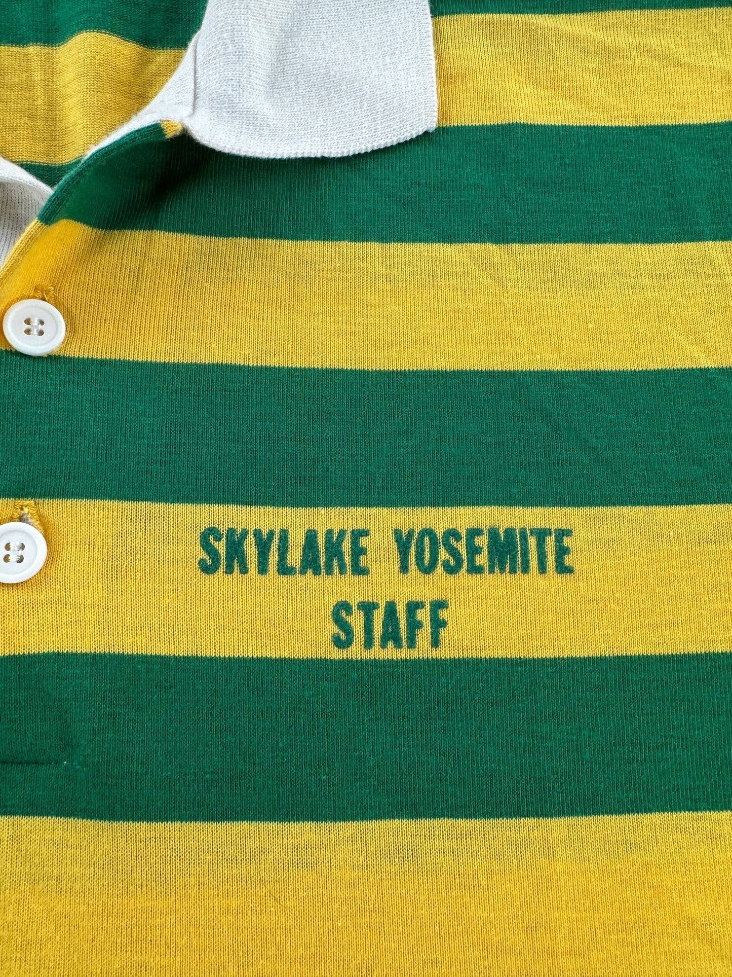 Graphic of Vintage Skylake Striped Polo SZ L (Fits M)