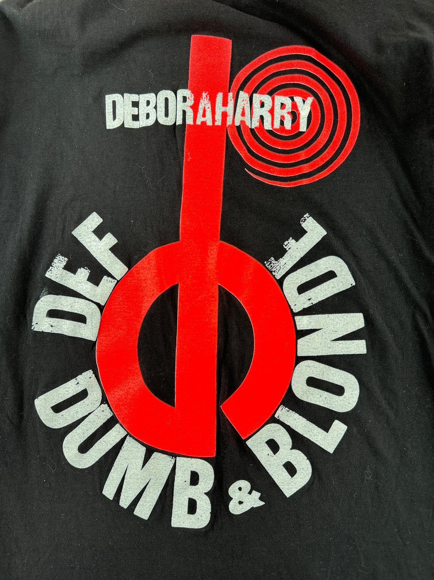 Back Graphic of Vintage Deborah Harry UK Tour '90 Tee SZ M