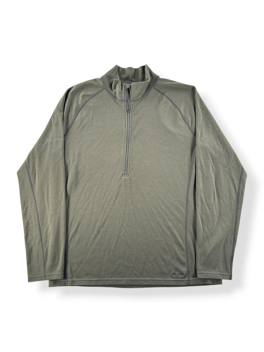 Front of Filson Merino Wool Long Sleeve Half-zip SZ L