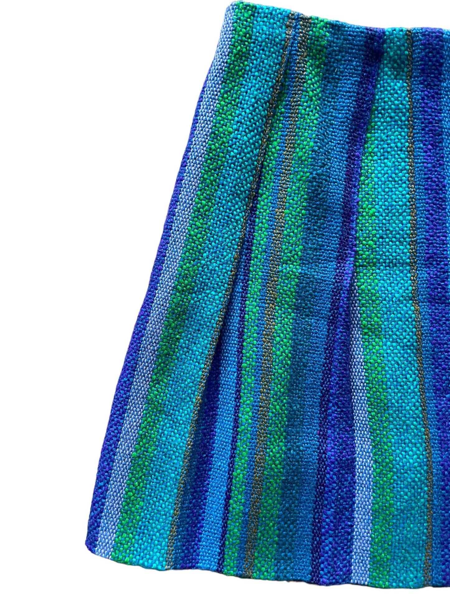 Front right side view of Vintage 1960s Woven Skirt | Seattle True Ladies Vintage | Barn Owl Vintage Skirts and Dresses