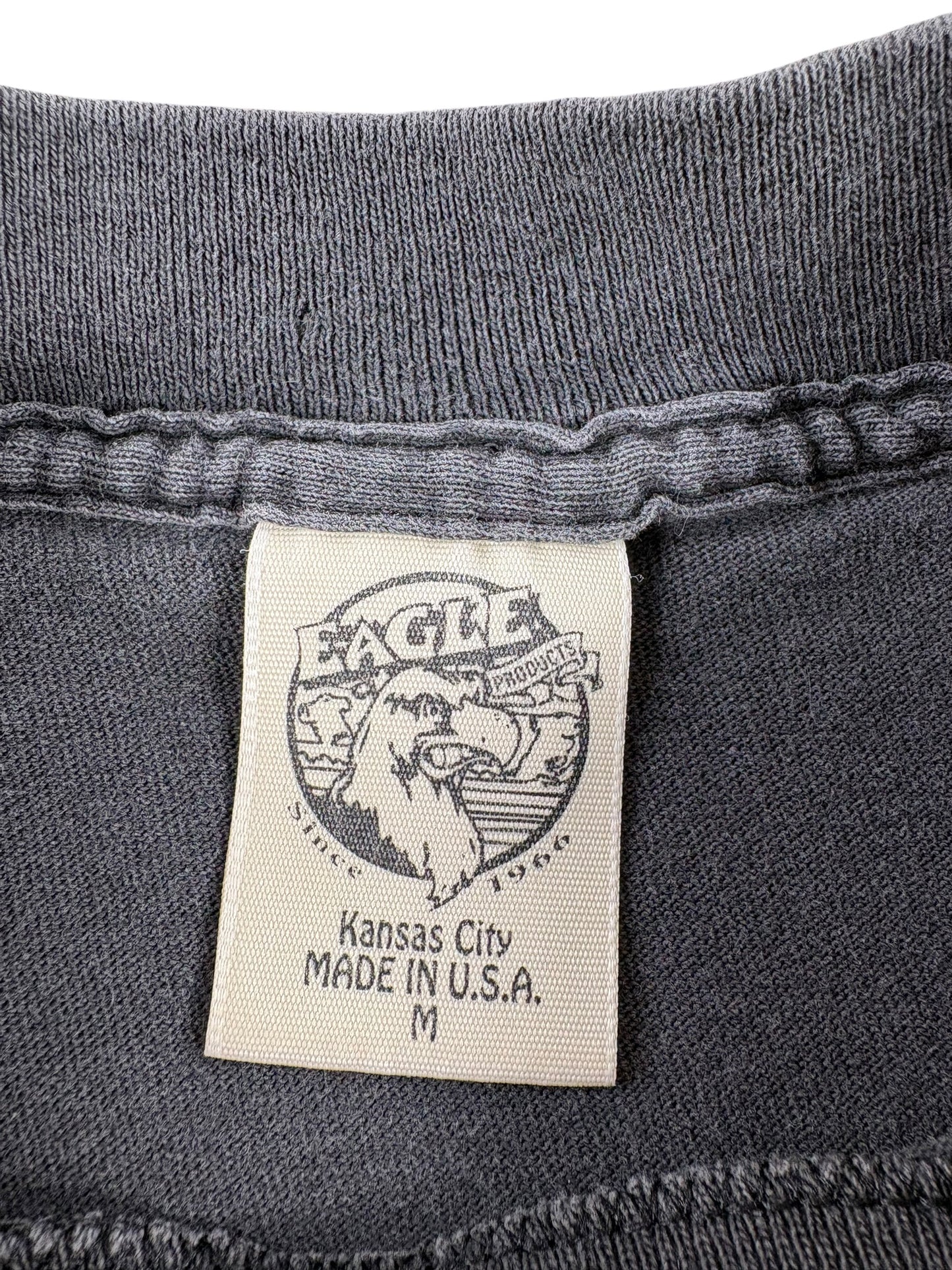 Tag on Vintage South Dakota Wolf Tee SZ M