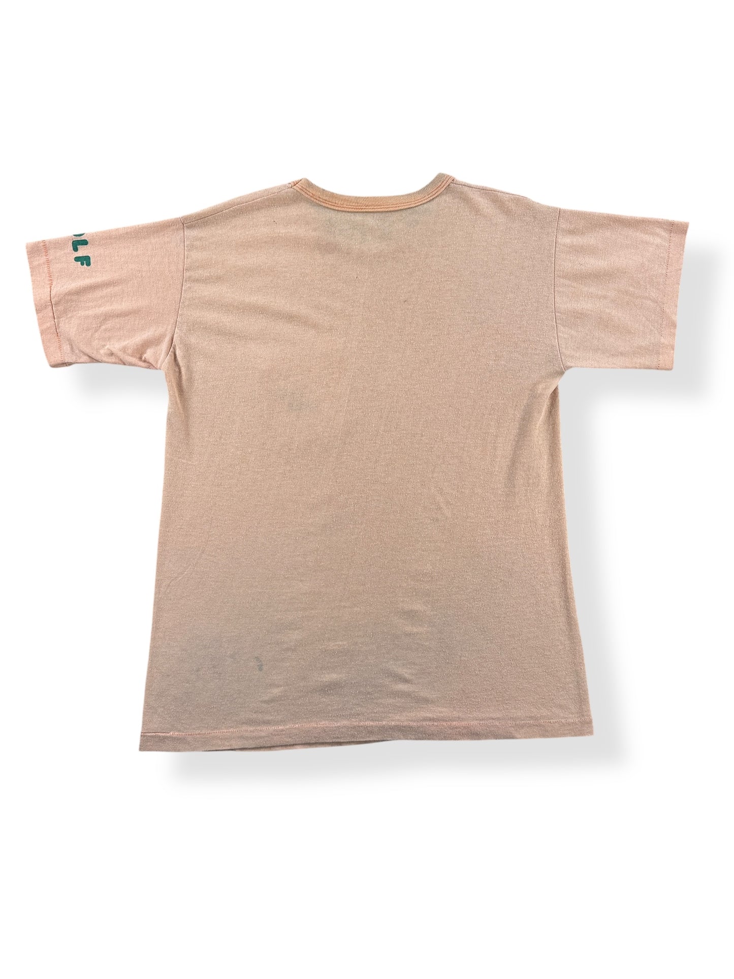 Back of Vintage Golf Pocket Tee SZ M