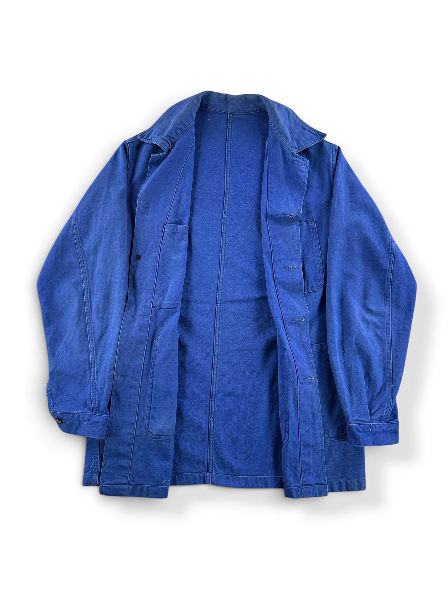 Inside of Vintage French Chore Coat SZ M