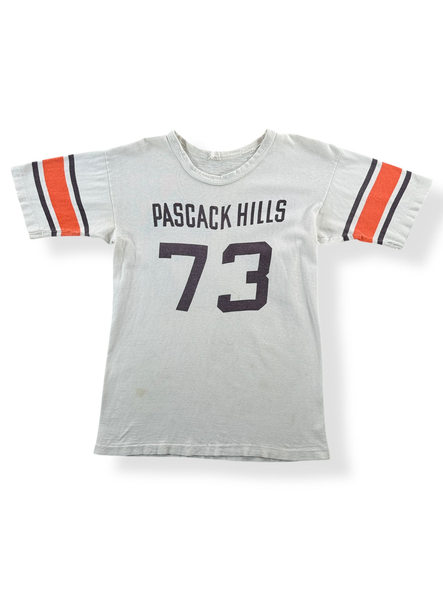 Front of Vintage Champion Pascack Hills 73 Cotton Jersey SZ S