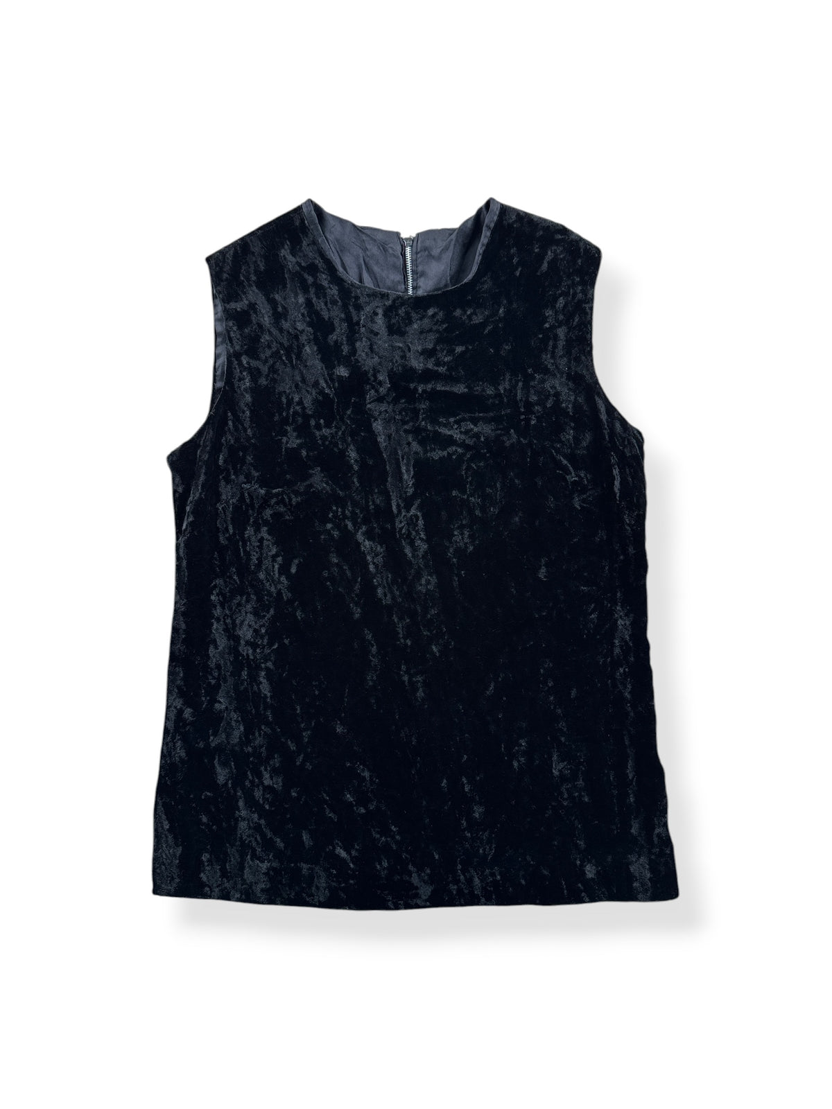 Front of Vintage 1950s Velvet Top SZ S