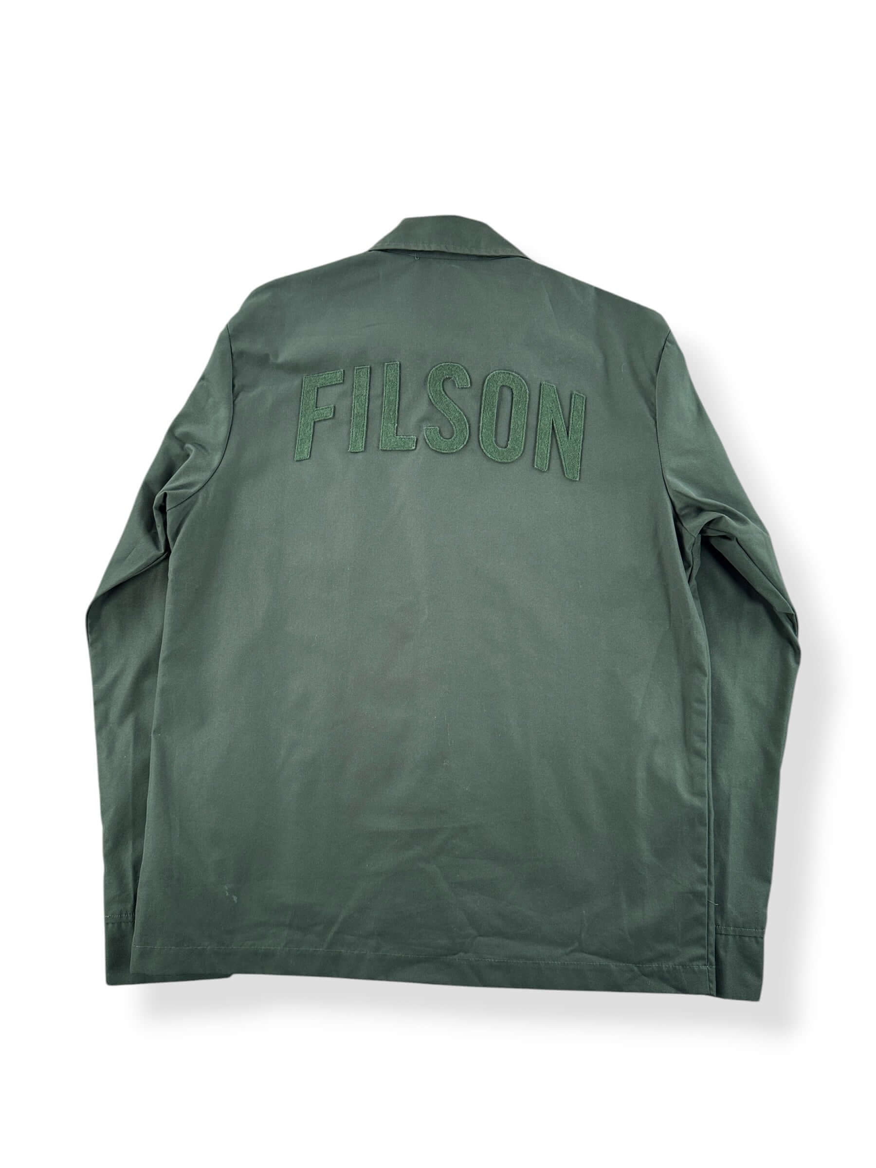 Back of Filson Grounds Crew Ebbets Field Light Jacket SZ M