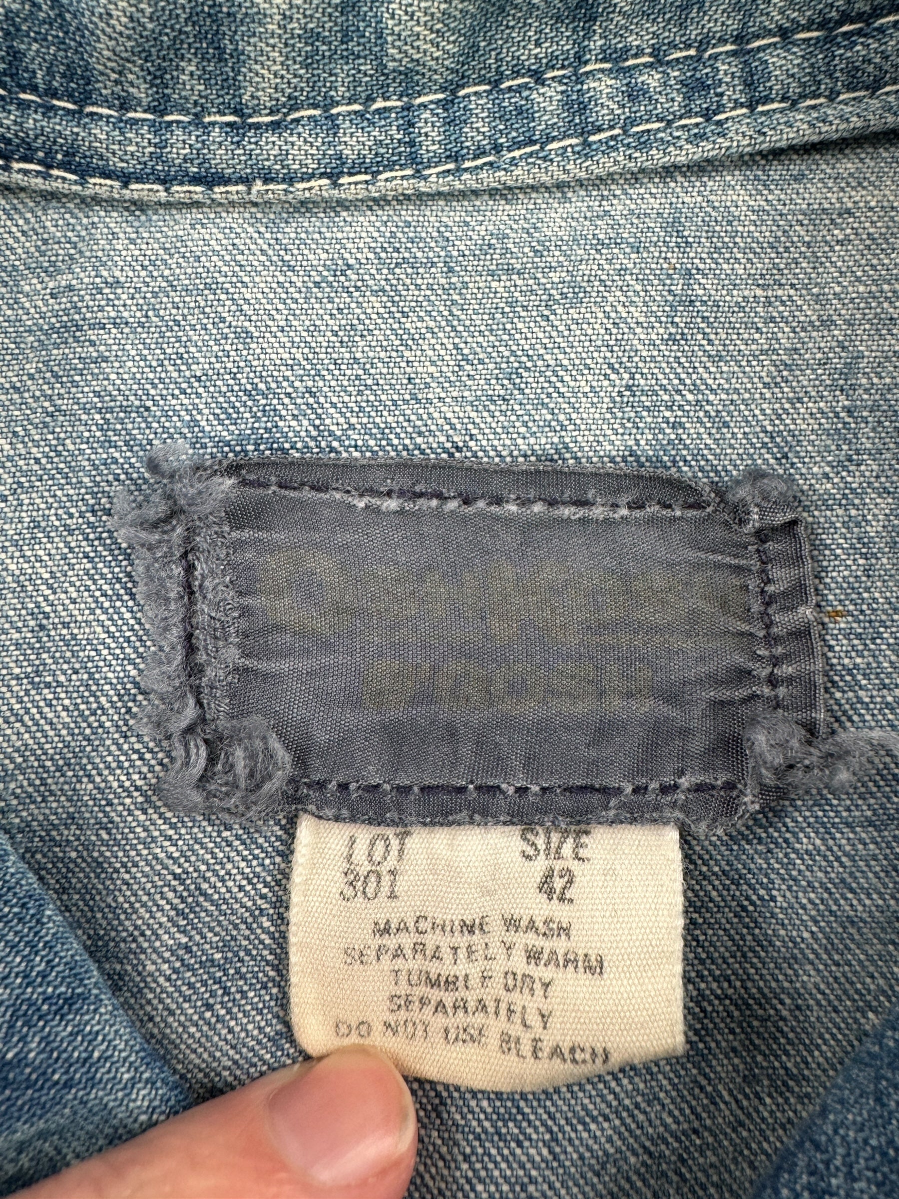 Tag on Vintage Osh Kosh Denim Chore Coat SZ 42