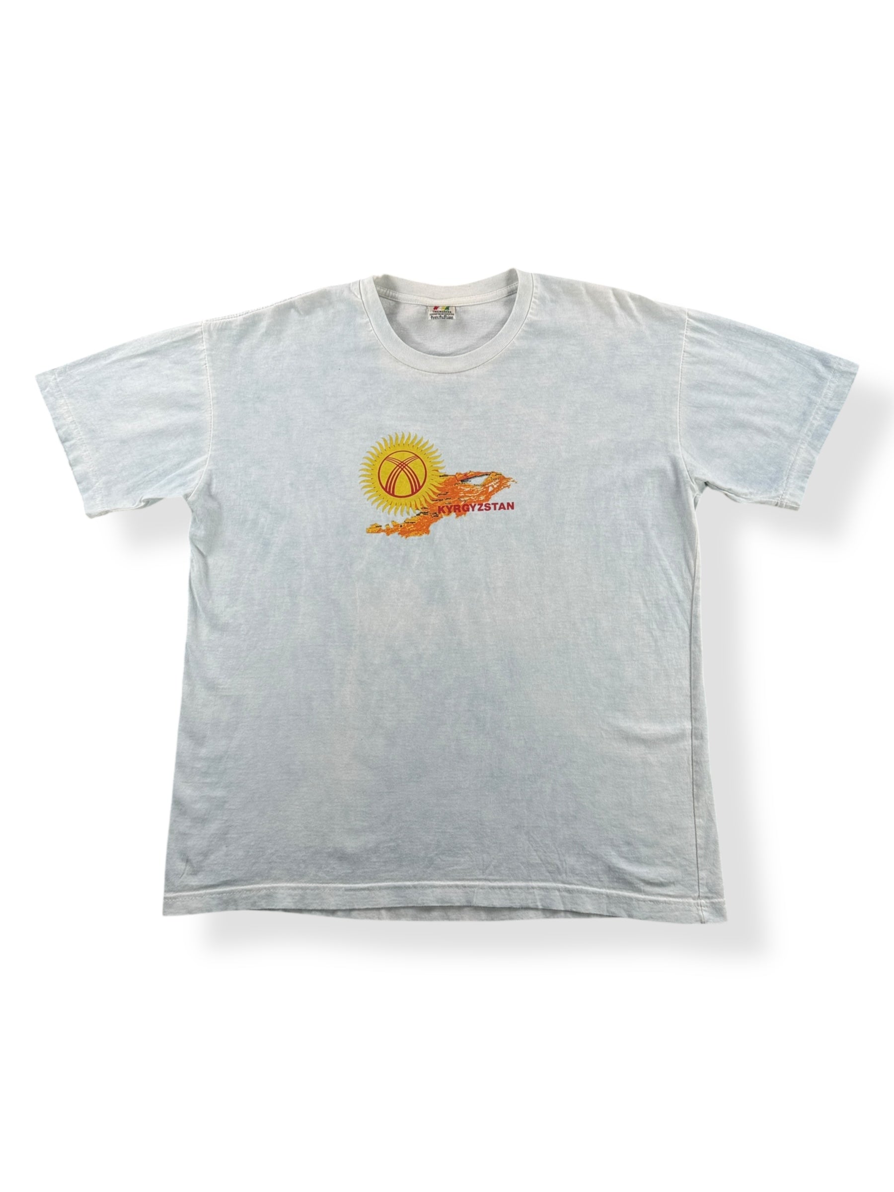 Front of Vintage Kyrgyzstan Tee SZ XL