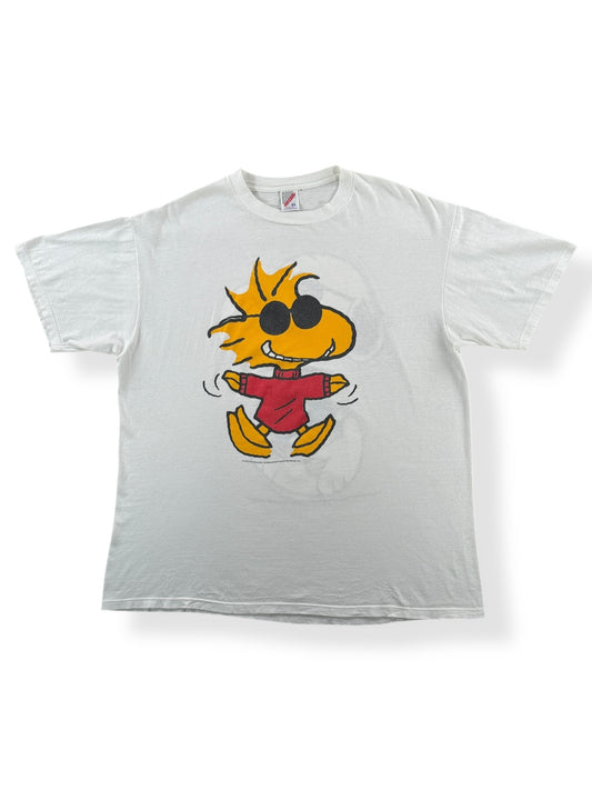 Front of Vintage Woodstock Joe Cool Snoopy Tee SZ XL