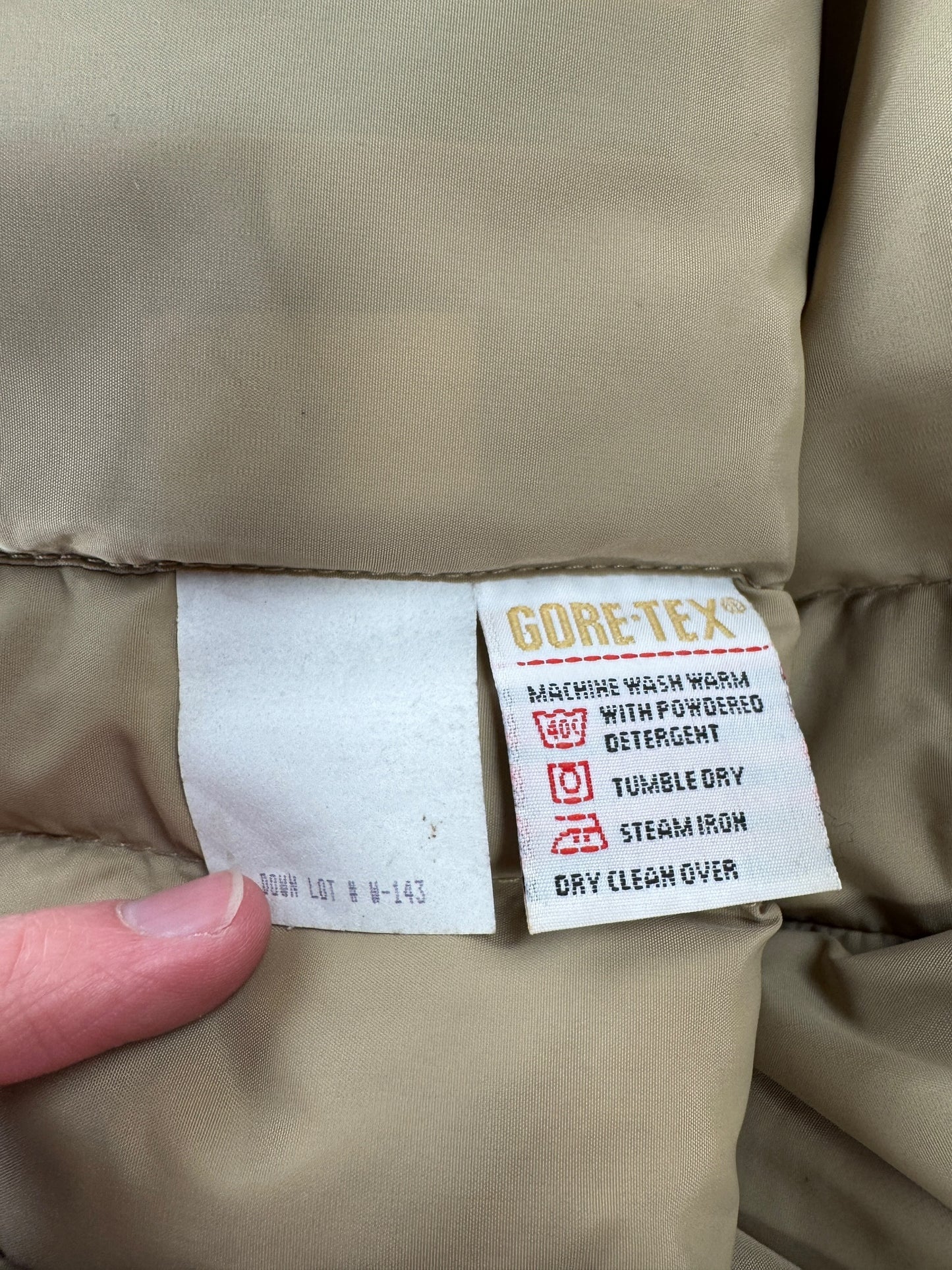 Tag on Vintage L.L. Bean Maine Wardens Parka SZ XL