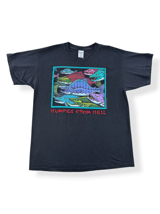 Front of Ray Troll Humpies 1999 Tee SZ XL (Fits L)