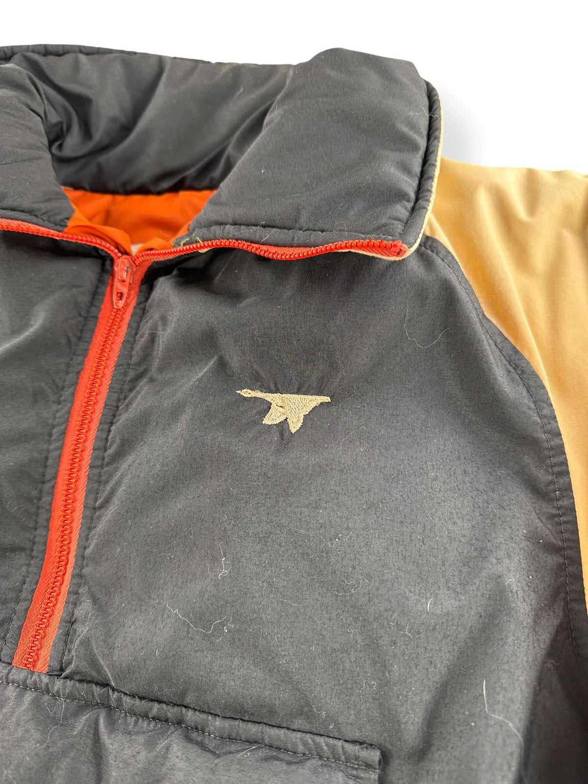 Goose logo on Vintage 1970s Blue Goose by Sportcaster Women's Puffer Jacket M