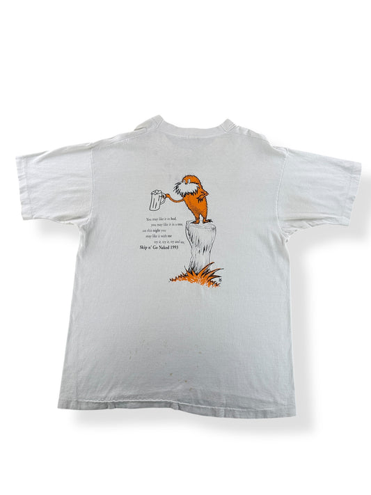 Back of Vintage Lorax Frat Tee SZ XL