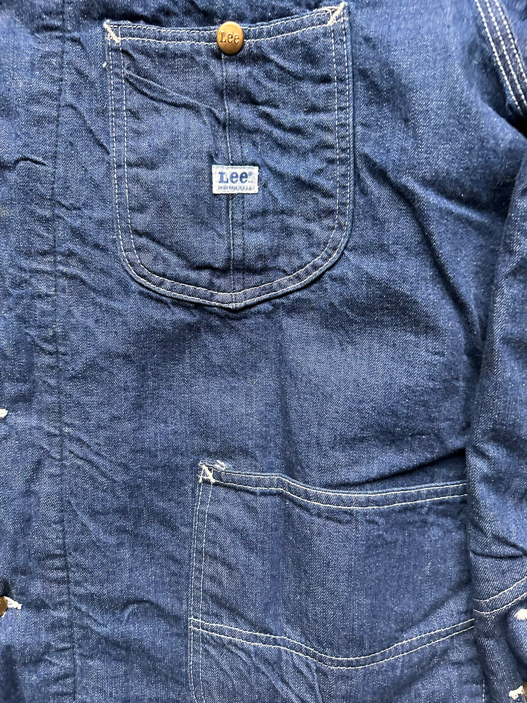 Lee Tag on Vintage Blanket Lined Lee Chore Coat SZ XXL | Vintage Denim Seattle | Barn Owl Vintage Seattle