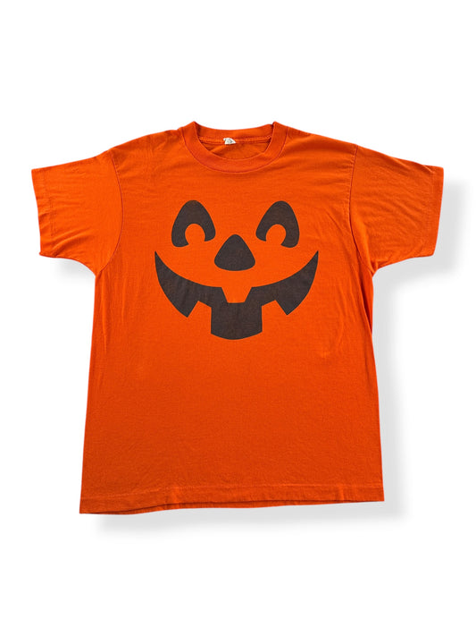 Front of Vintage Screen Stars Jack O Lantern Halloween Tee SZ XL (Fits M)