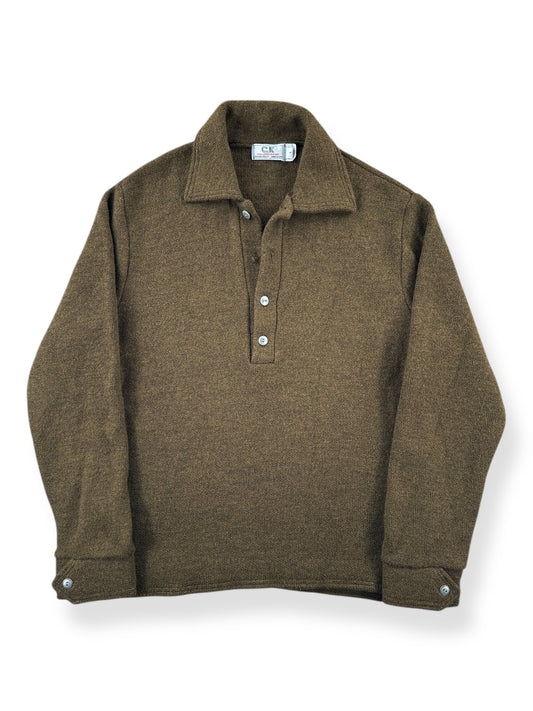 Front of Vintage Columbia Knit Wool Pullover SZ L
