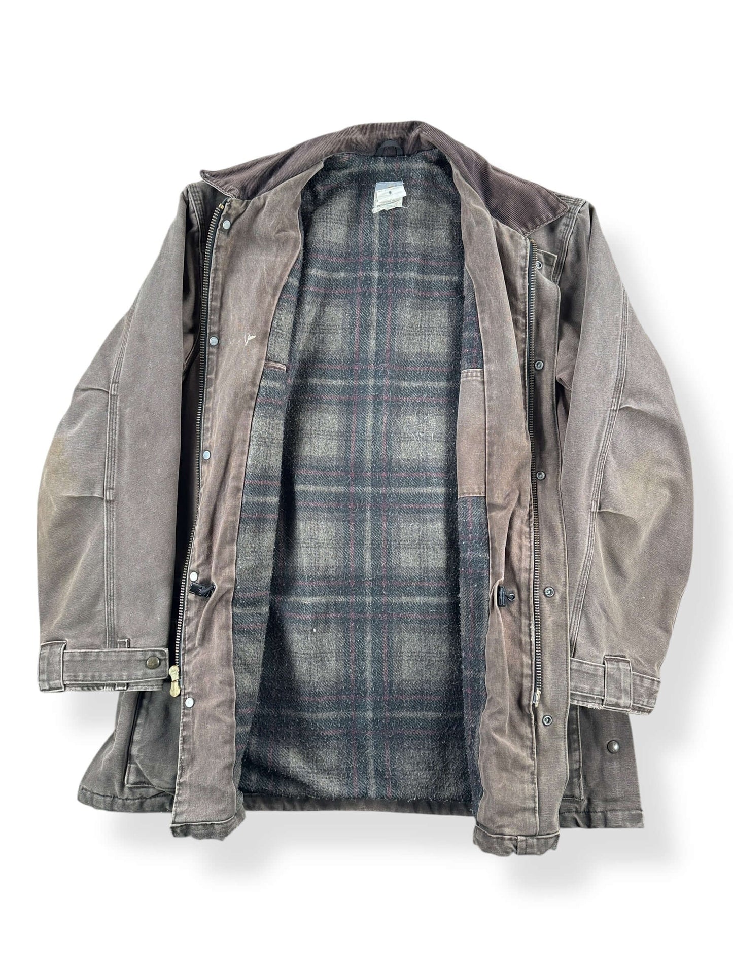 Inside of Made in Mexico Carhartt Work Jacket SZ L