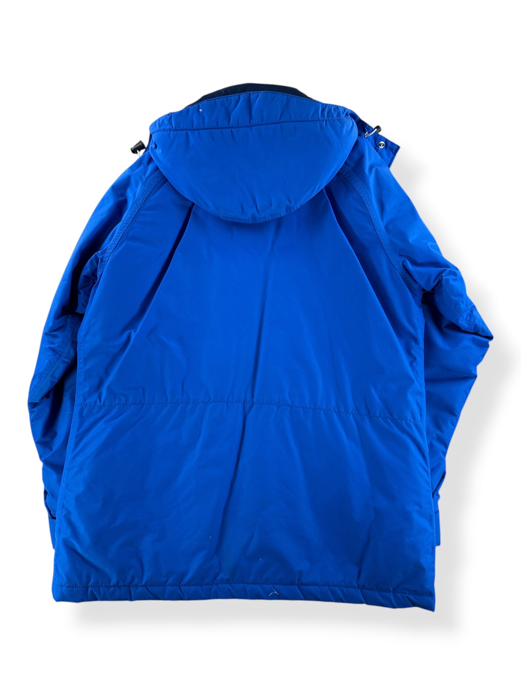 Back of Vintage Brown Label North Face Goretex Parka SZ L